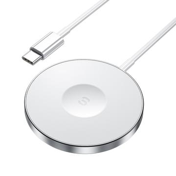 ESSAGER 3-in-1 15W Magnetic Wireless Charger for iPhone 12/13/14/15/16/17/Air, AirPods, iWatch Slim Charging Pad