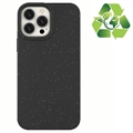 Eco Nature iPhone 14 Pro Max Hibridna Maska - Crna