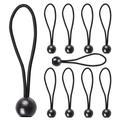 Elastic Tent Cords with Plastic Ball - 10 Pcs.