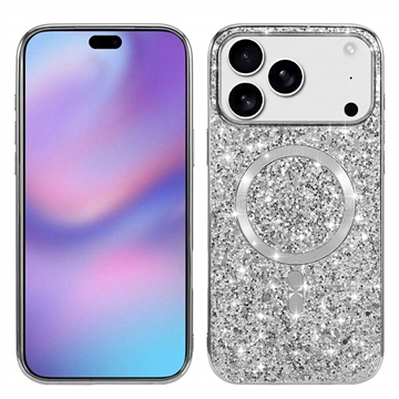 iPhone 17 Pro Electroplated Glitter Case - MagSafe Compatible