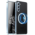 Galvanizovana Magnetna Samsung Galaxy S23 5G Hibridna Maska - Plava