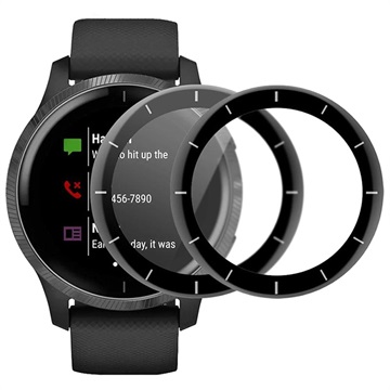 Enkay 3D Garmin Vivoactive 4 Zaštitno Kaljeno Staklo - 9H - 45mm - 2 Kom.