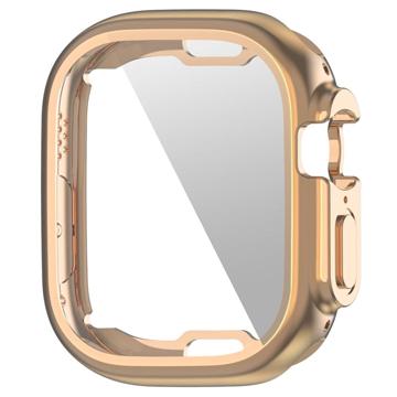 Enkay Apple Watch Ultra/Ultra 2/Ultra 3 TPU Maska sa Zaštitnim Staklom - 49mm - Zlatna