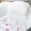 Ergonomic 4D Bathtub Pillow - White