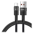 Essager Quick Charge 3.0 USB-C Kabl - 66W - 2m - Crni