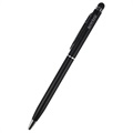 Essentials 2-in-1 Touch Screen Pen with Clip - Black