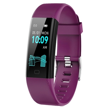 F71 Smart Bracelet / Fitness Tracker with Blood Pressure Monitoring - Purple