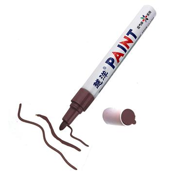 Flysea FS-110 Waterproof Marker for Hobby Use - For Metal, Stone, Plastic & Paper - Brown