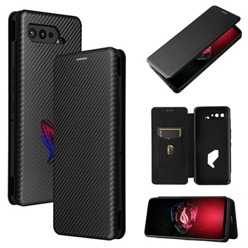 Asus ROG Phone 5 Flip Futrola - Carbon Fiber - Crna
