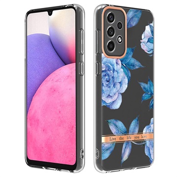 Flower Series Samsung Galaxy A33 5G TPU Maska - Plavi Božur
