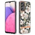 Flower Series Samsung Galaxy A33 5G TPU Maska - Zelena Gardenija