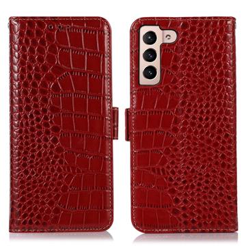Crocodile Serija Samsung Galaxy S23 5G Kožna maska-Novčanik sa RFID-om