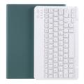 iPad Air 2022/2020 Bluetooth Torbica za Tastaturu sa Slotom za Olovku (Otvoreno pakovanje - Bulk) - Tamnozelena