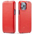 Fashion iPhone 14 Pro Max Vertikalna Flip Futrola - Crvena