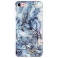 Marble Pattern IMD Model iPhone 7/8/SE (2020)/SE (2022) TPU Maska - Siva