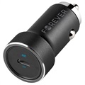Forever CC-06 Brzi Punjač za Auto - USB-C, 20W - Crni