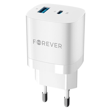 Brzi Zidni Punjač Forever GaN TC-05 - USB, USB-C - 33W