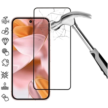 Google Pixel 10 Pro XL Full Cover Zaštitno Kaljeno Staklo - 9H - Crne Ivice