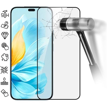 Honor 200 Lite Full Cover Zaštitno Kaljeno Staklo - 9H - Crne Ivice