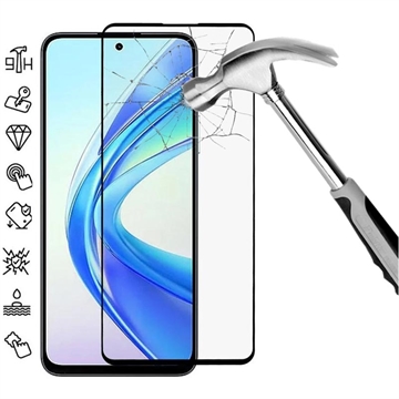 Honor X7b/90 Smart Full Cover Zaštitno Kaljeno Staklo - Crne Ivice