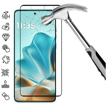 Motorola Edge 60 Fusion/Edge 60/60 Pro Full Cover Zaštitno Kaljeno Staklo - 9H - Crne Ivice