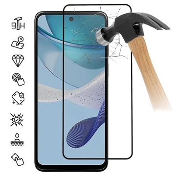 Motorola Moto G53 Full Cover Zaštitno Kaljeno Staklo - 9H - Crne Ivice