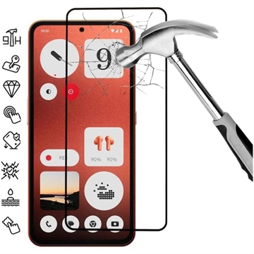 Nothing CMF Phone 1 Full Cover Zaštitno Kaljeno Staklo - 9H - Crne Ivice