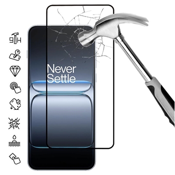 OnePlus Ace 5 Ultra/Nord 5 Full Cover Tempered Glass Screen Protector - 9H - Black Edge