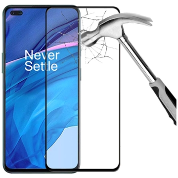 OnePlus Nord/Nord 2 5G Full Cover Zaštitno Kaljeno Staklo - 9H - Case Friendly - Crne Ivice