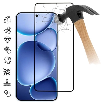 Oppo Find X8s+ Full Cover Zaštitno Kaljeno Staklo - 9H - Crne Ivice