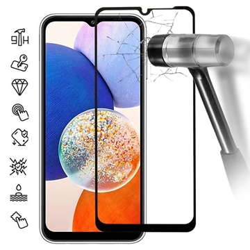 Samsung Galaxy A15 Full Cover Zaštitno Kaljeno Staklo - 9H - Crne Ivice