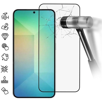 Samsung Galaxy S25+ Full Cover Zaštitno Kaljeno Staklo - 9H - Crne Ivice