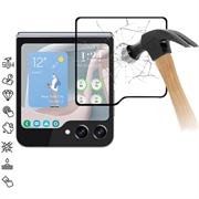 Samsung Galaxy Z Flip6/Z Flip7 FE Full Cover Zaštitno Kaljeno Staklo - 9H - Crne Ivice
