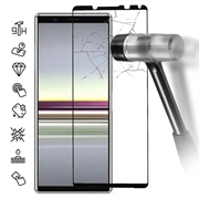 Sony Xperia 5 V Full Cover Zaštitno Kaljeno Staklo - 9H - Crne Ivice