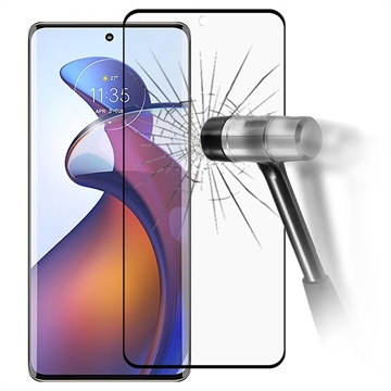 Motorola Edge 30 Fusion Full Cover Zaštitno Kaljeno Staklo - 9H - Crne Ivice