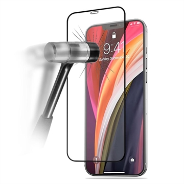 iPhone 12 Mini Full Cover Zaštitno Kaljeno Staklo - 9H, 0.3mm - Crne Ivice