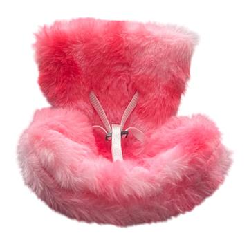 Furry Car Safety Seat for Labubu Doll 15-17cm