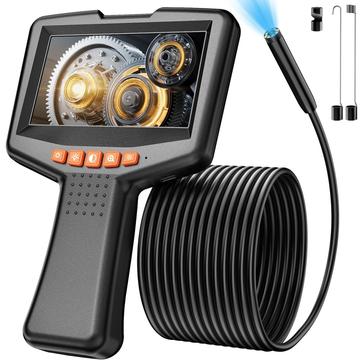 G41 Waterproof Industrial Endoscope with 4.3" IPS Screen - 5m - Black