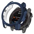 Garmin Fenix 7X/7X Solar Elektroplatirana TPU Maska - Tamnoplava