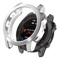 Garmin Fenix 7X/7X Solar Elektroplatirana TPU Maska - Srebrna