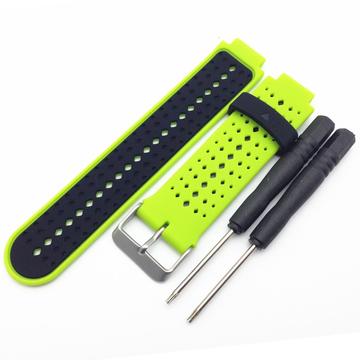 Garmin Forerunner 235/630/735 Dvobojni Silikonski Sportski Kaiš - Svetlozelena