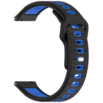 Garmin Vivoactive 6 Dvobojni Silikonski Sportski Kaiš - Crni / Plavi