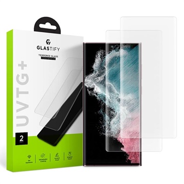 Glastify UVTG+ Samsung Galaxy S22 Ultra 5G Zaštitno Kaljeno Staklo - 2 Kom.