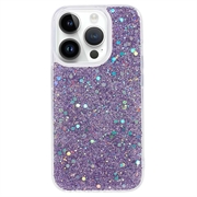 iPhone 15 Pro Glitter Flakes TPU Maska