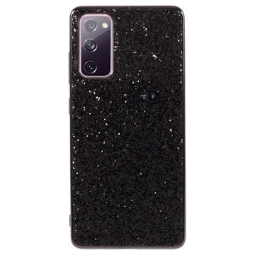 Glitter Series Samsung Galaxy S20 FE Hybrid Maska - Crna