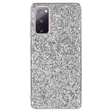 Glitter Series Samsung Galaxy S20 FE Hybrid Maska - Srebrna
