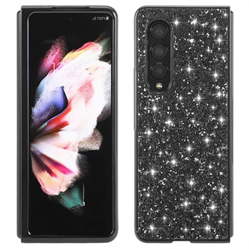 Glitter Series Samsung Galaxy Z Fold3 5G Hybrid Maska - Crna