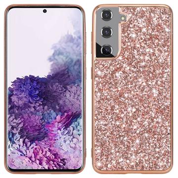 Glitter Series Samsung Galaxy S23 5G Hybrid Maska - Zlatnoroze