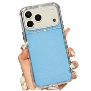 iPhone 17 Pro Glitter Shockproof Hybrid Case with Wrist Strap