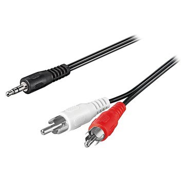 AV 3,5 mm / 2x RCA Kabl - 1.5m